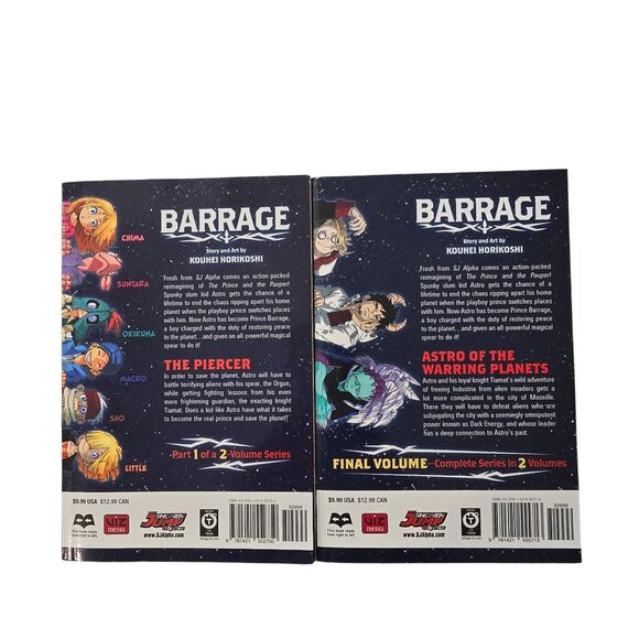 Barrage Vol. 1 & 2 Shonen Jump Manga By Kouhei Horikoshi - Picture 2 of 2
